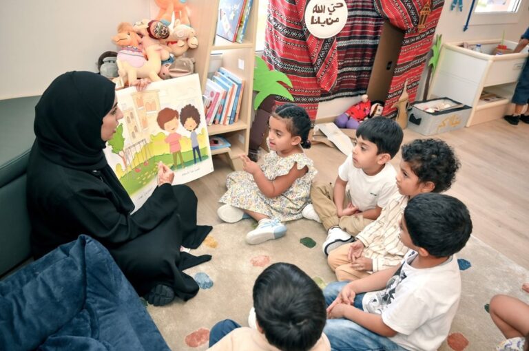 Abu Dhabi kindergarten nursery arabic lessons