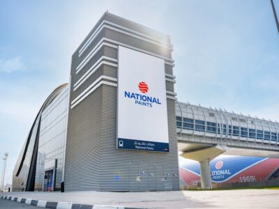 Dubai Metro Jebel Ali Station National Paints