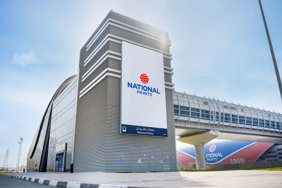 Dubai Metro Jebel Ali Station National Paints
