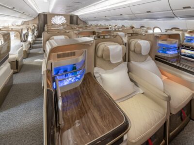 Emirates A350 interior