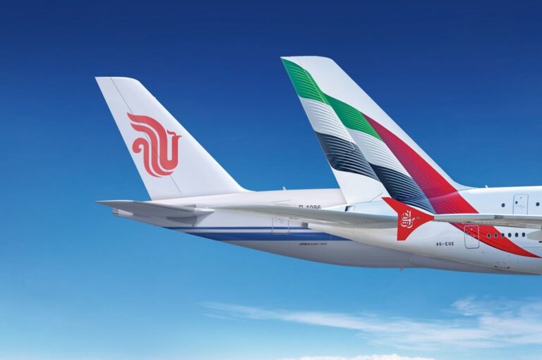 Emirates Air China flights UAE