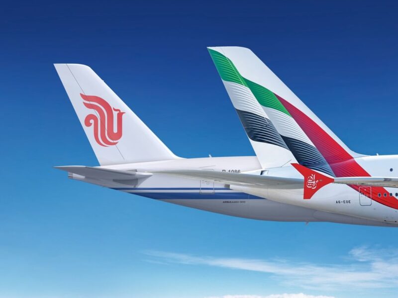 Emirates Air China flights UAE