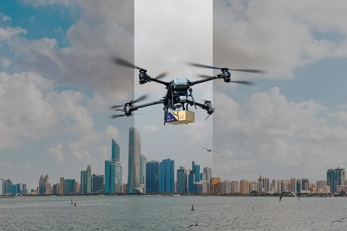 Abu Dhabi Investment Office, LODD and 7X drone delivery trial in Abu Dhabi