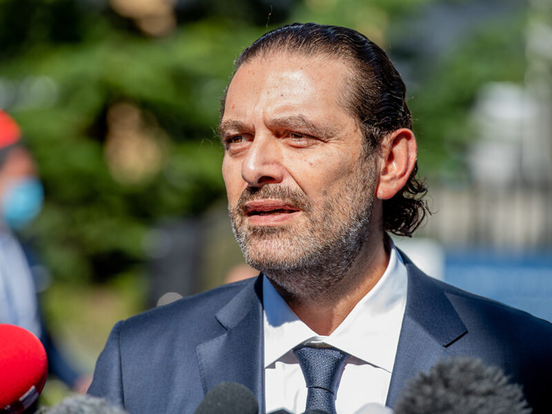 Former Lebanese PM Saad Hariri