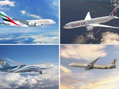 UAE Qatar Bahrain Kuwait airlines