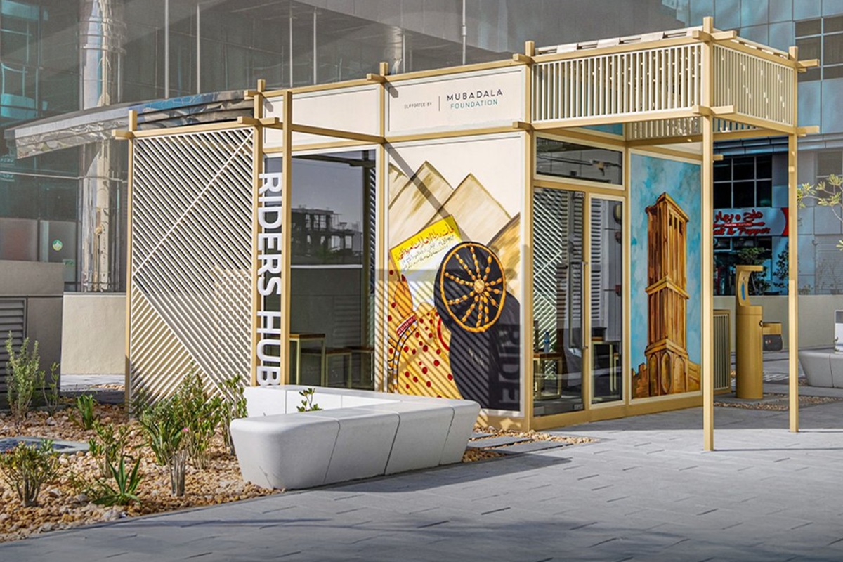 UAE delivery driver shelter midday break
