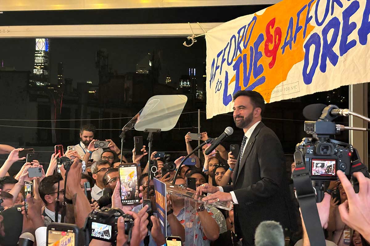 Democratic mayoral candidate Zohran Mamdani