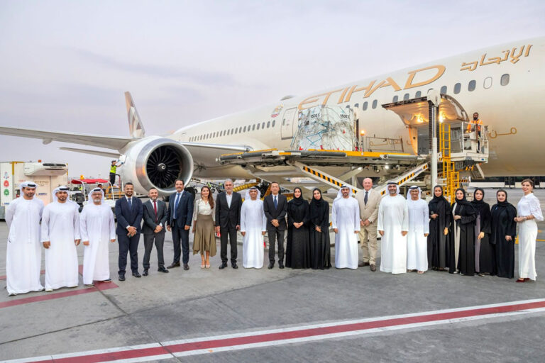Vaccine distribution hub in Abu Dhabi