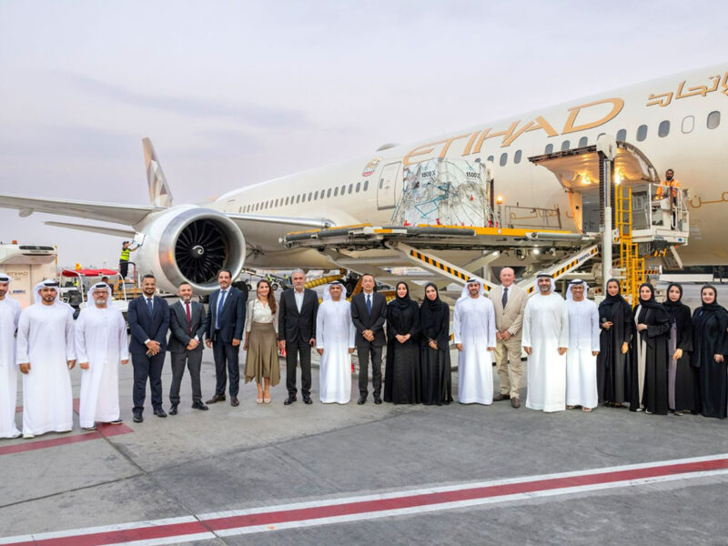 Vaccine distribution hub in Abu Dhabi