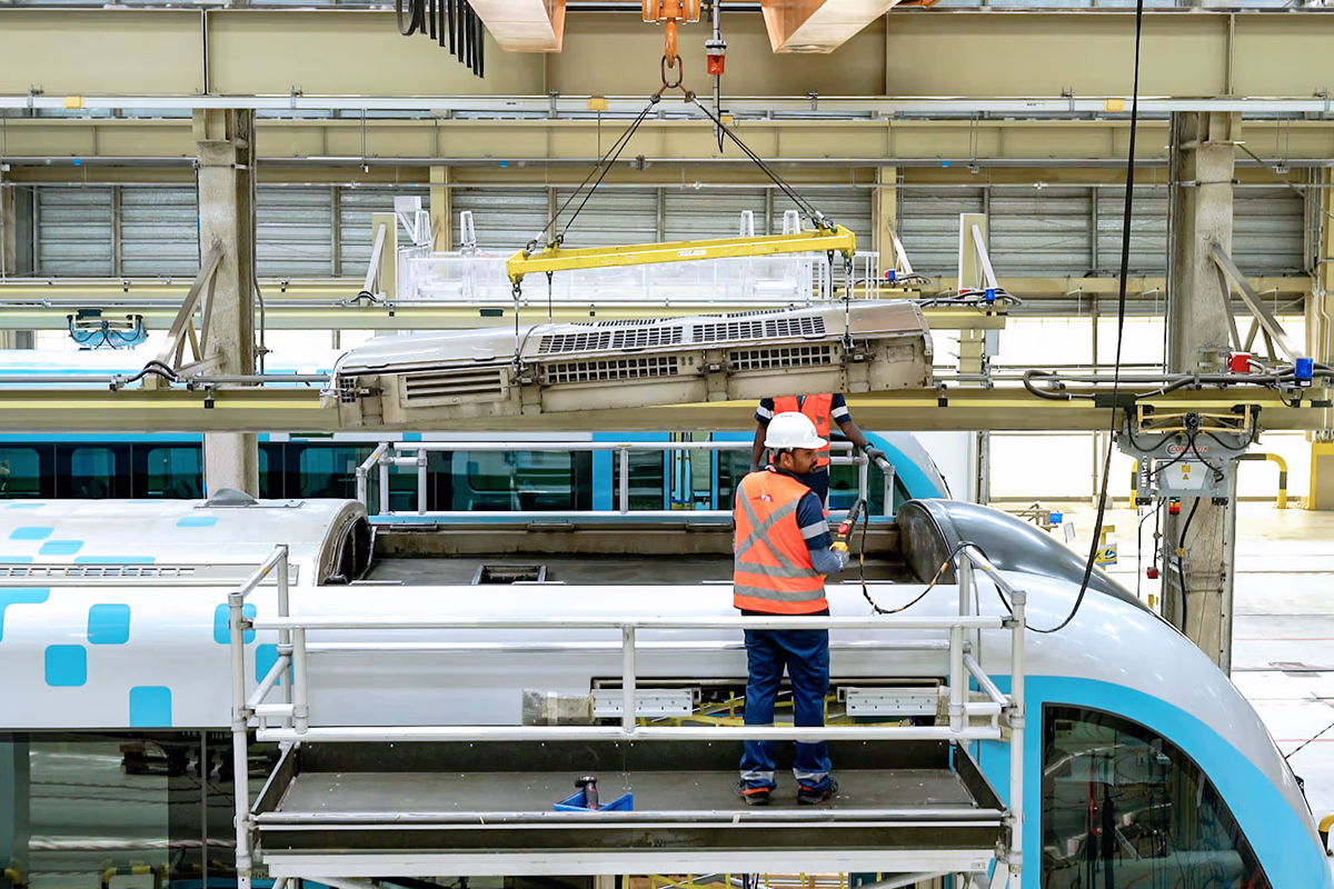 Dubai Metro completes a great improvement across the green line channels
