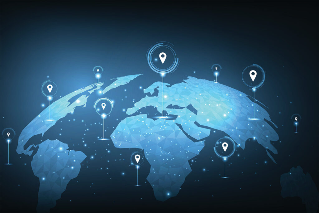 GPS positioning system in the global
