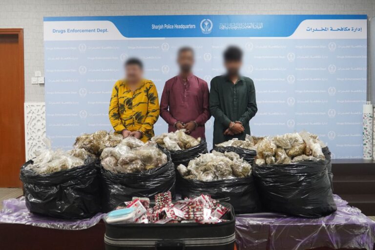 Sharjah Police MoI pursues international links of drug gang