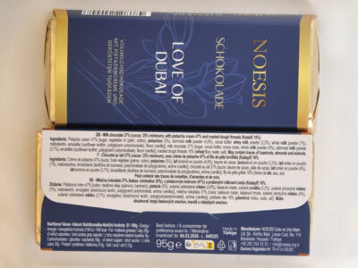 Noesis Schokolade Love of Dubai chocolate