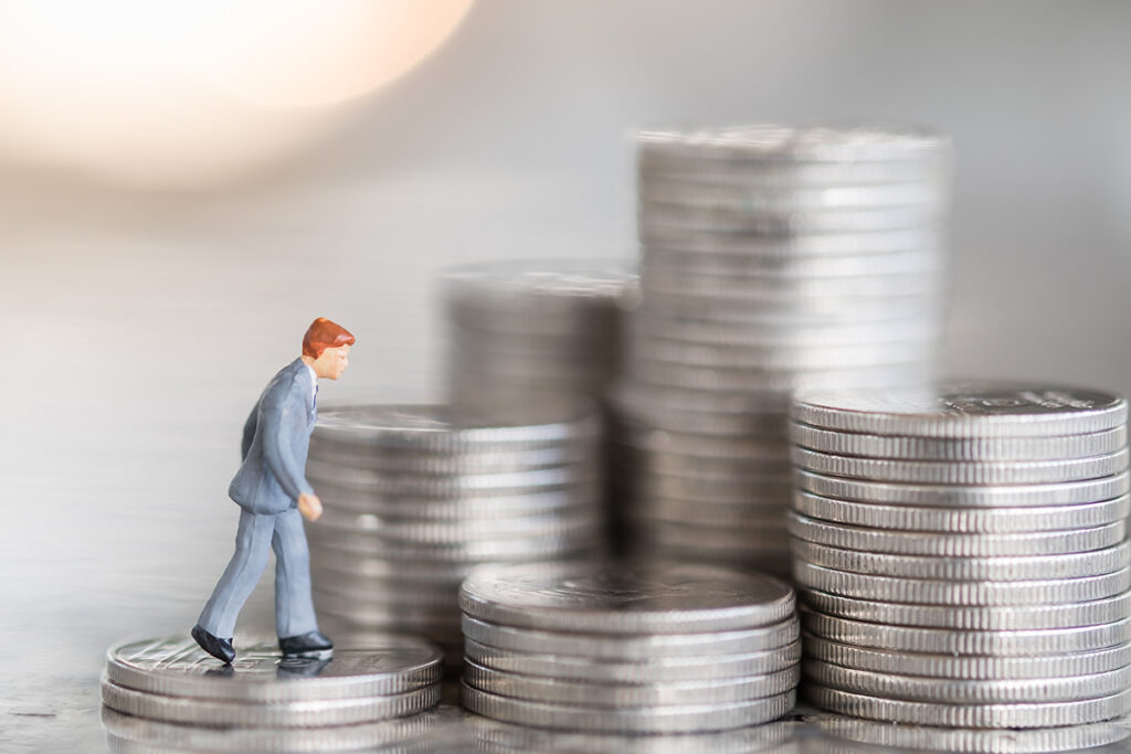 Financial Business Growth concept