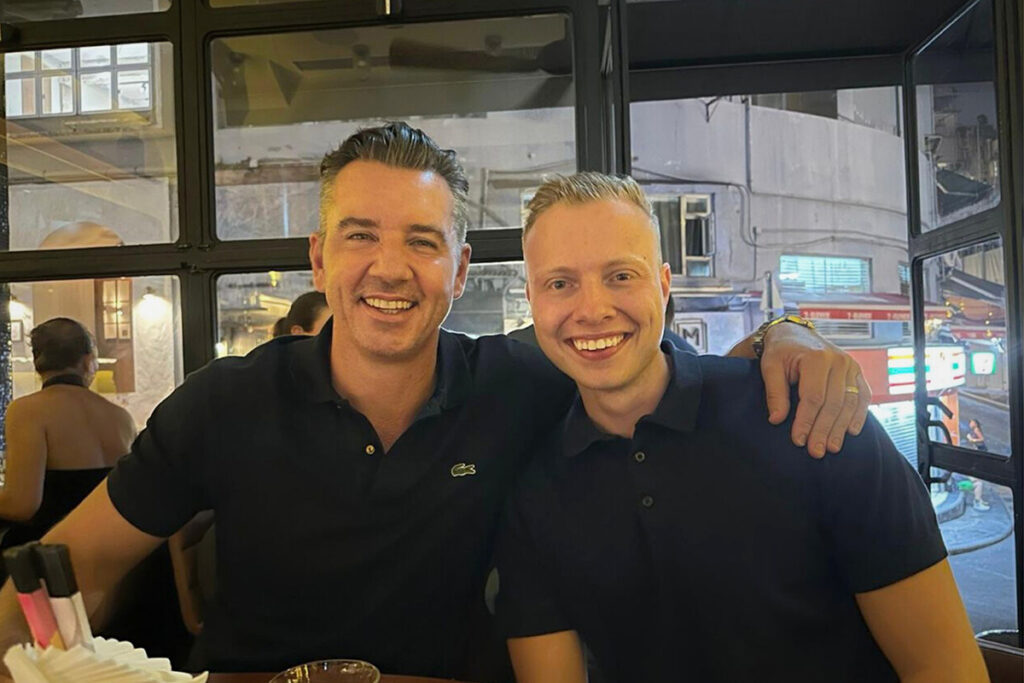 Justin McGuire and Charlie Bowsher