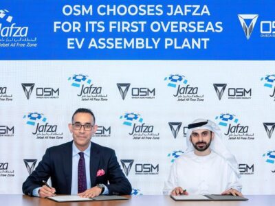 Omega Seiki Mobility EV plant Dubai Jafza