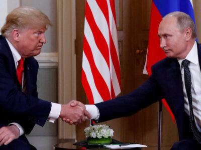 Donald Trump and Vladimir Putin