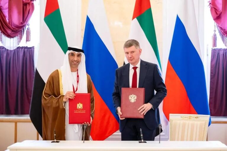 UAE Russia trade services deal