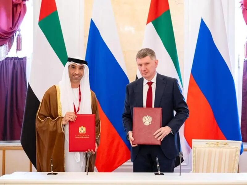UAE Russia trade services deal