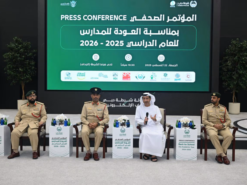 Dubai Police unveil largest back-to-school safety plan for 2025–2026 with 250 patrols, drones and student ambassadors