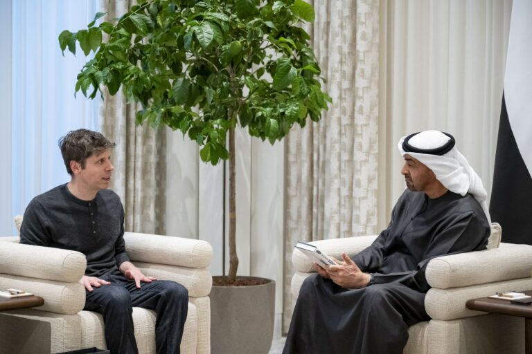 UAE President and Sam Altman