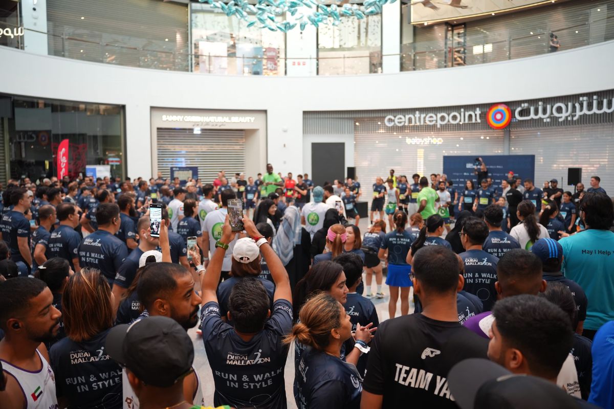 Dubai Mallathon puts the Guinness World Record with 40,000 participants in nine supermarkets
