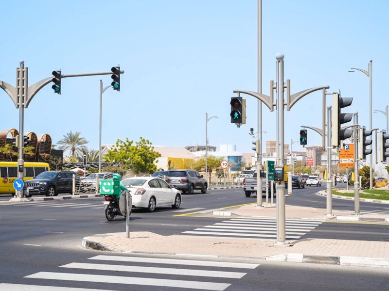 Dubai traffic lights AI RTA