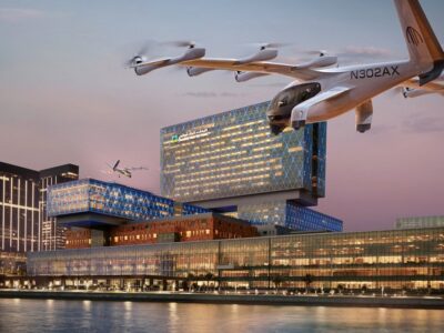 Cleveland Clinic Abu Dhabi vertiport Archer UAE Evtol