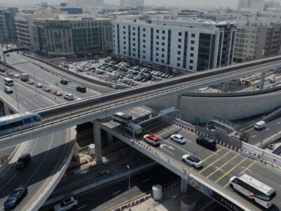 Dubai Sheikh Zayed Road Mall of the Emirates RTA bridge