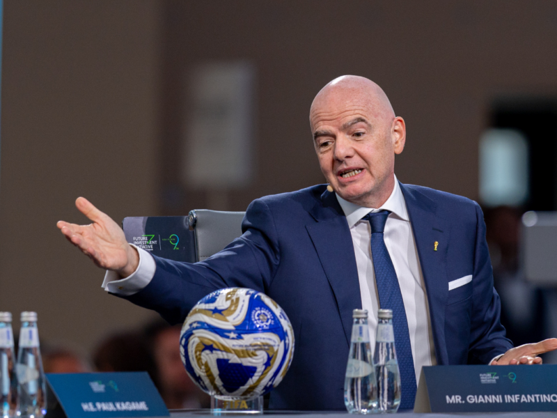 FIFA’s Infantino says football an investment in happiness as Saudi prepares for 2034 World Cup