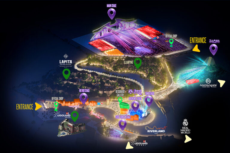 UNTOLD Dubai Map