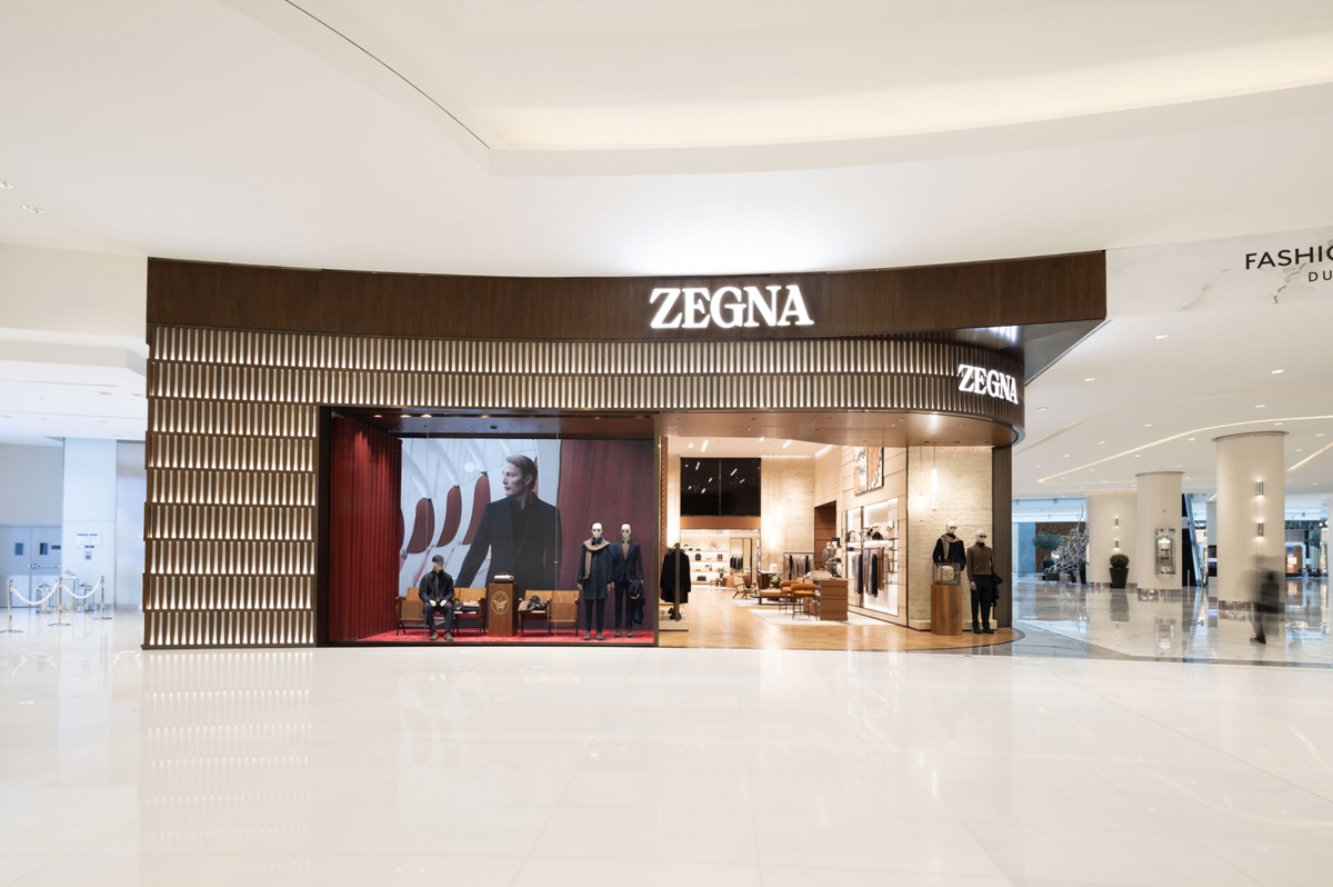 Zegna boutique Dubai Mall