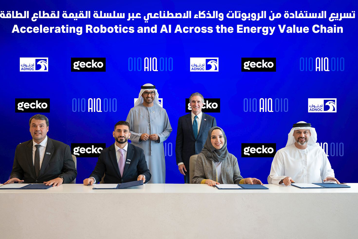 US-based gecko robotics signs three major deals with adnoc