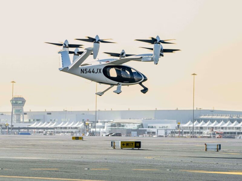 Dubai flying taxi evtol joby