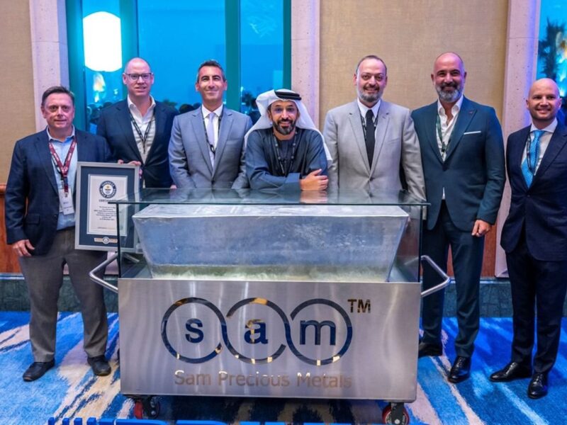 Dubai free zone DMCC reveals world’s largest 1,971 kg silver bar ahead of landmark tokenisation