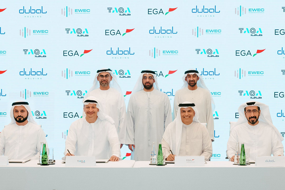 Major UAE companies sign agreements for aluminum production in Aluminum