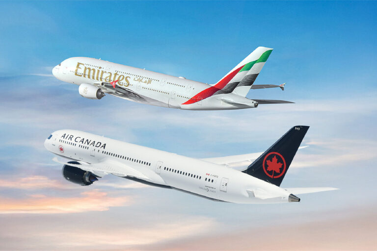 Emirates and Air Canada extend partnership