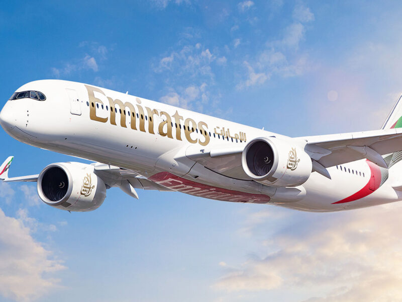 Emirates Airbus A350 900 aircraft
