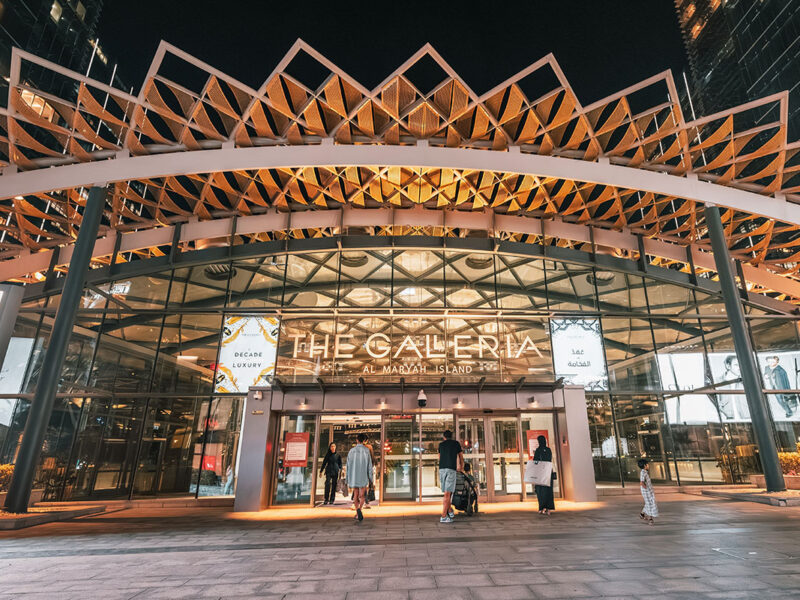 Aldar destinations The Galleria Al Maryah Island