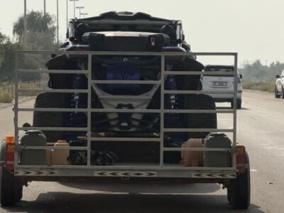 Abu Dhabi Police drivers trailer safety rules