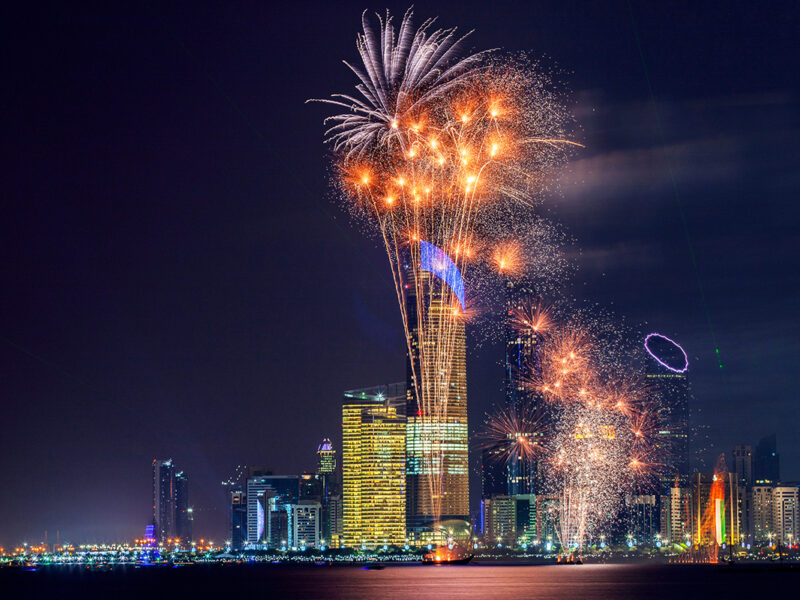 Abu Dhabi New Year's Eve 2026 celebrations