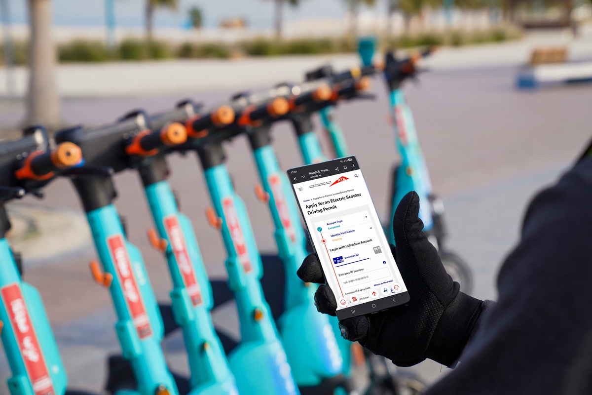 Dubai Launches Online E-Scooter Riding Permits