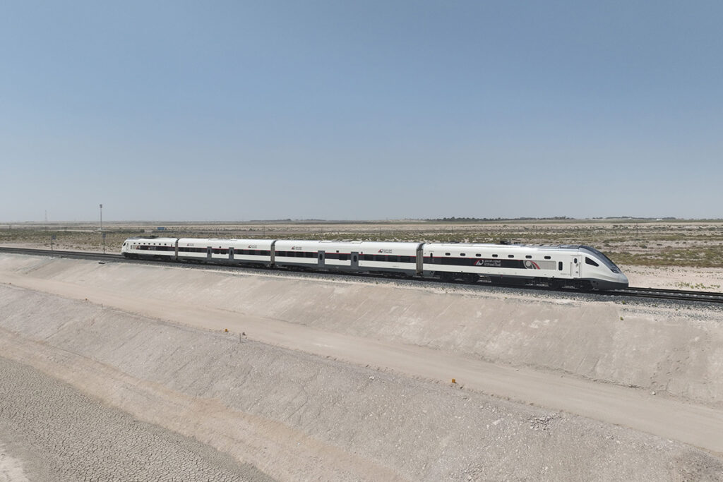 UAE infrastructure boom Etihad Rail