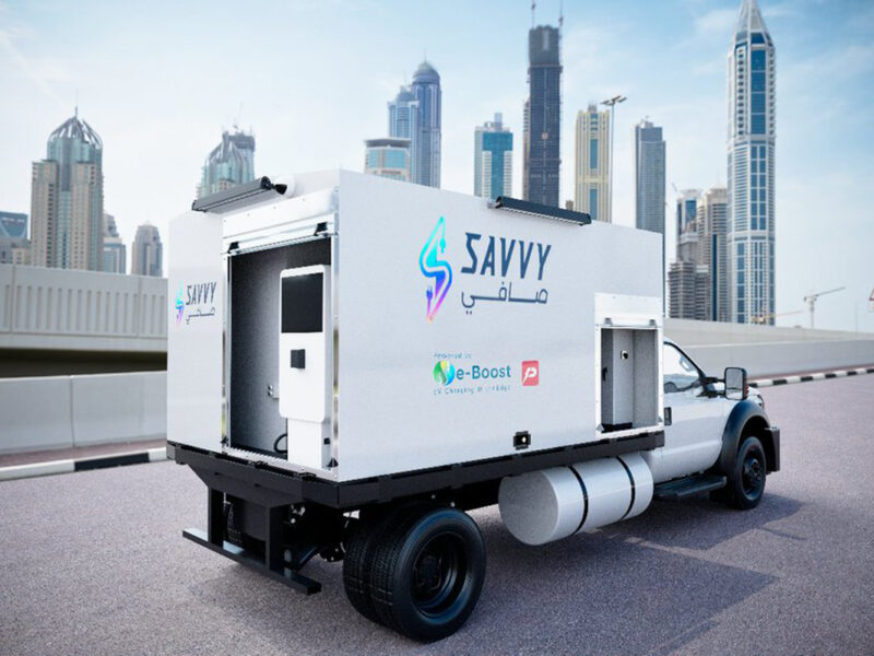 Savvy Unveiled Mobile, Off-Grid EV Charging