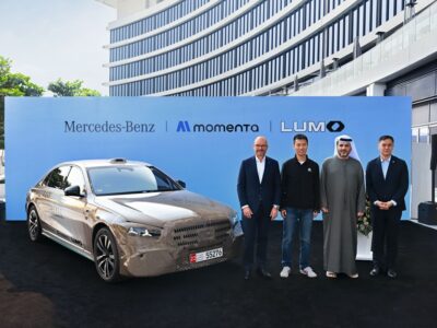 UAE robotaxi abu dhabi Mercedes Lumo momenta