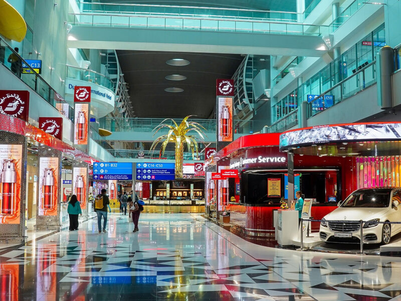 Dubai Duty Free shopping complex in Concourse C