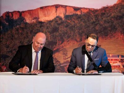 Emirates Wolgan Valley Ritz Carlton Lodge Signing