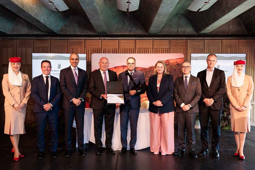 Emirates Wolgan Valley Ritz Carlton Lodge Signing