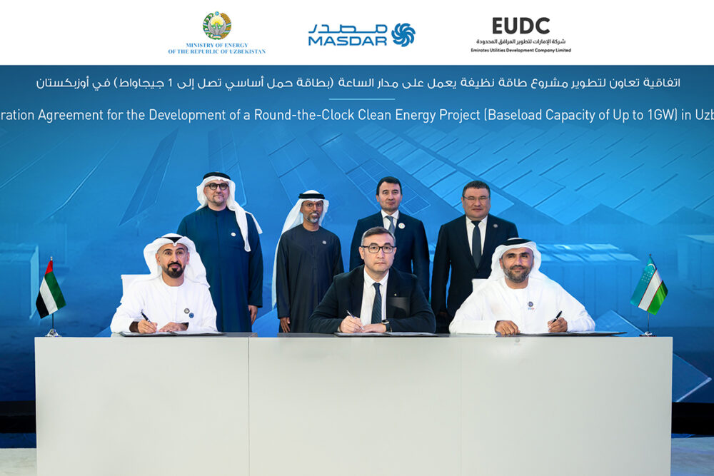 Masdar targets 1GW 24/7 clean power project in Uzbekistan