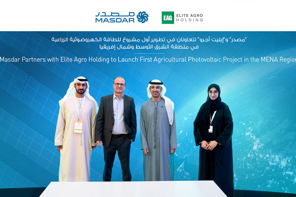 Masdar to help launch the region’s first agricultural PV project